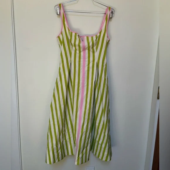 NWOT Maeve Sleeveless Notched Square-Neck Midi Dress Size XS - Picture 3 of 16